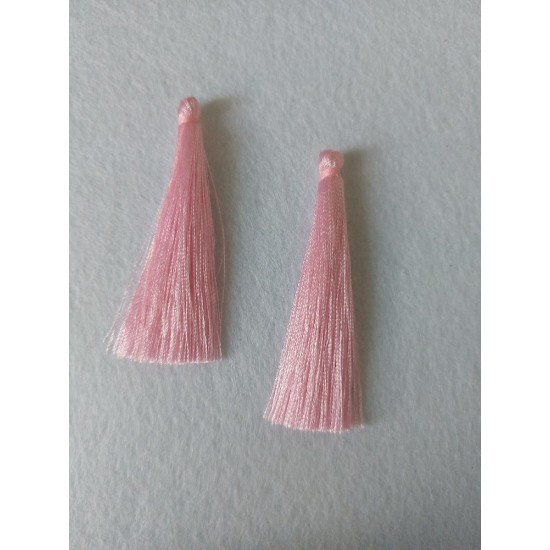 Кисточки декоративные 6,5 см цв.розовый, цена за 1 шт